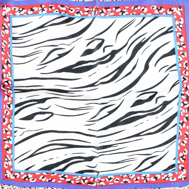 Fashion, accesorii si bijuterii - Femei - Accesorii femei - Esarfe si fulare femei - Batic de dama, 50 x 50 cm, ButicCochet, din satin, multicolor - ES2590 - Infinity.ro