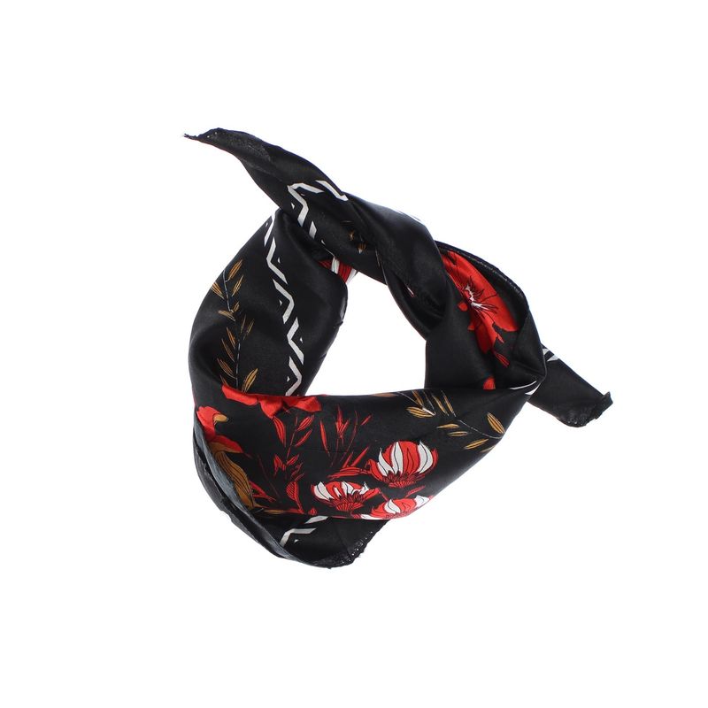 Fashion, accesorii si bijuterii - Femei - Accesorii femei - Esarfe si fulare femei - Batic de dama, 50 x 50 cm, ButicCochet, din satin, multicolor - ES2591 - Infinity.ro