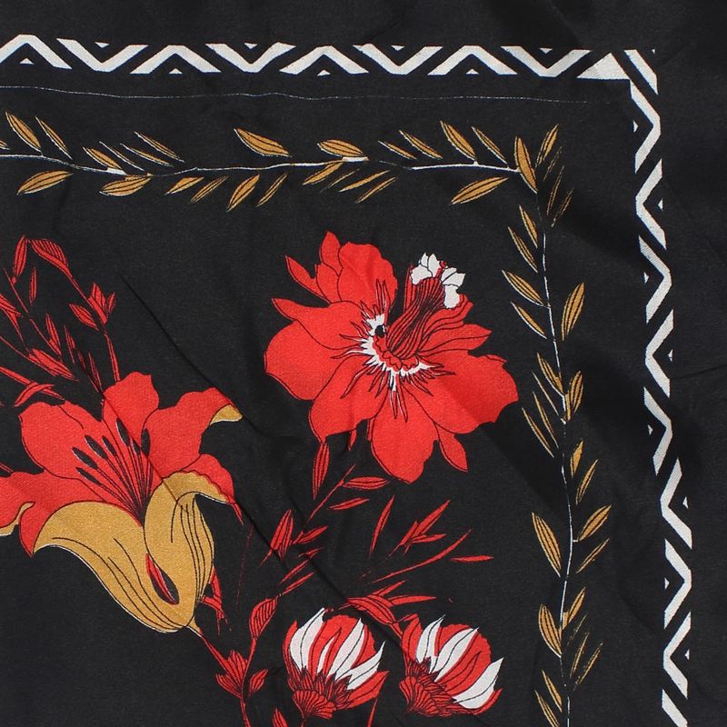 Fashion, accesorii si bijuterii - Femei - Accesorii femei - Esarfe si fulare femei - Batic de dama, 50 x 50 cm, ButicCochet, din satin, multicolor - ES2591 - Infinity.ro