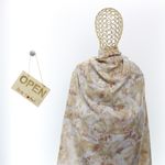 Fashion, accesorii si bijuterii - Femei - Accesorii femei - Esarfe si fulare femei - Esarfa de dama, ButicCochet, 70% poliester 30% vascoza,cu flori, Maro - ES2958 - Infinity.ro