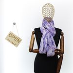 Fashion, accesorii si bijuterii - Femei - Accesorii femei - Esarfe si fulare femei - Esarfa de dama, ButicCochet, 70% poliester 30% vascoza,cu flori, Mov - ES2959 - Infinity.ro