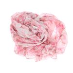 Fashion, accesorii si bijuterii - Femei - Accesorii femei - Esarfe si fulare femei - Esarfa de dama, ButicCochet, 70% poliester 30% vascoza,cu flori, Roz - ES2957 - Infinity.ro