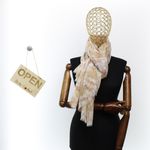 Fashion, accesorii si bijuterii - Femei - Accesorii femei - Esarfe si fulare femei - Esarfa de dama, ButicCochet, 70% poliester 30% vascoza,cu flori, Maro - ES2958 - Infinity.ro