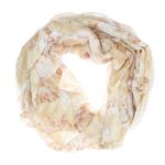Fashion, accesorii si bijuterii - Femei - Accesorii femei - Esarfe si fulare femei - Esarfa de dama, ButicCochet, 70% poliester 30% vascoza,cu flori, Maro - ES2958 - Infinity.ro