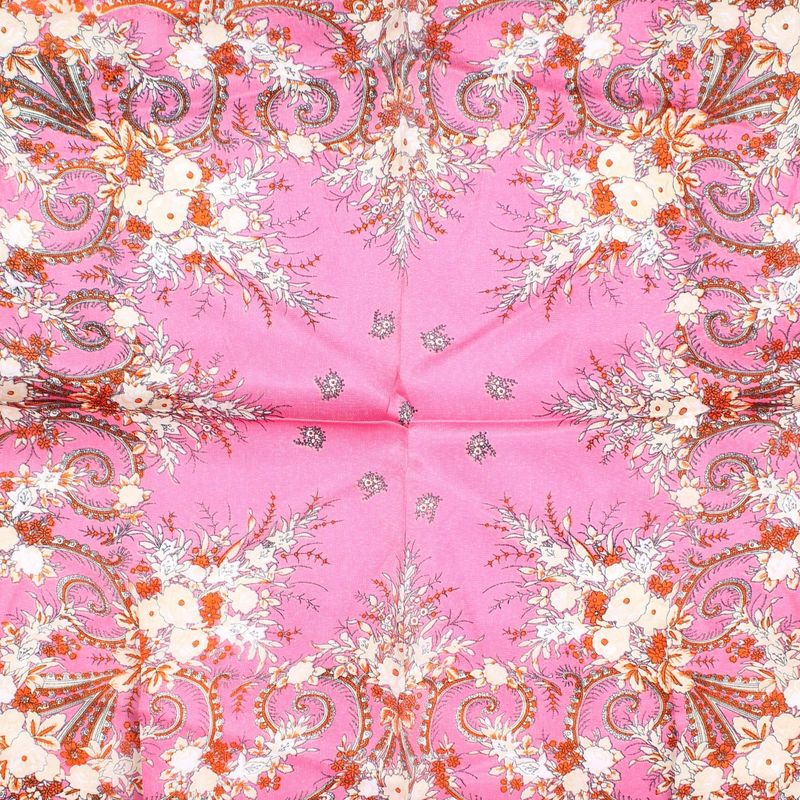 Fashion, accesorii si bijuterii - Femei - Accesorii femei - Esarfe si fulare femei - Batic de dama, 50 x 50 cm, ButicCochet, din satin, multicolor - ES2598 - Infinity.ro