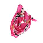 Fashion, accesorii si bijuterii - Femei - Accesorii femei - Esarfe si fulare femei - Batic de dama, 50 x 50 cm, ButicCochet, din satin, multicolor - ES2600 - Infinity.ro