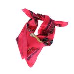 Fashion, accesorii si bijuterii - Femei - Accesorii femei - Esarfe si fulare femei - Batic de dama, 50 x 50 cm, ButicCochet, din satin, multicolor - ES2601 - Infinity.ro