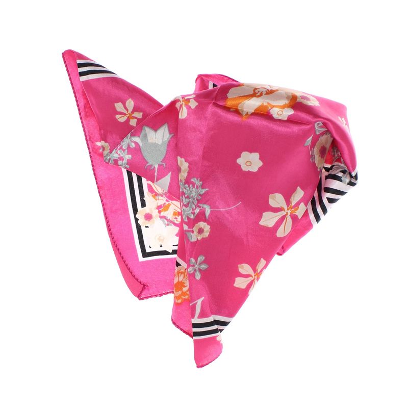 Fashion, accesorii si bijuterii - Femei - Accesorii femei - Esarfe si fulare femei - Batic de dama, 50 x 50 cm, ButicCochet, din satin, multicolor - ES2600 - Infinity.ro