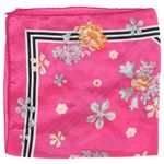 Fashion, accesorii si bijuterii - Femei - Accesorii femei - Esarfe si fulare femei - Batic de dama, 50 x 50 cm, ButicCochet, din satin, multicolor - ES2600 - Infinity.ro