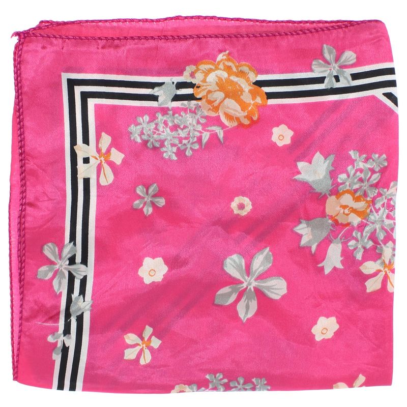 Fashion, accesorii si bijuterii - Femei - Accesorii femei - Esarfe si fulare femei - Batic de dama, 50 x 50 cm, ButicCochet, din satin, multicolor - ES2600 - Infinity.ro