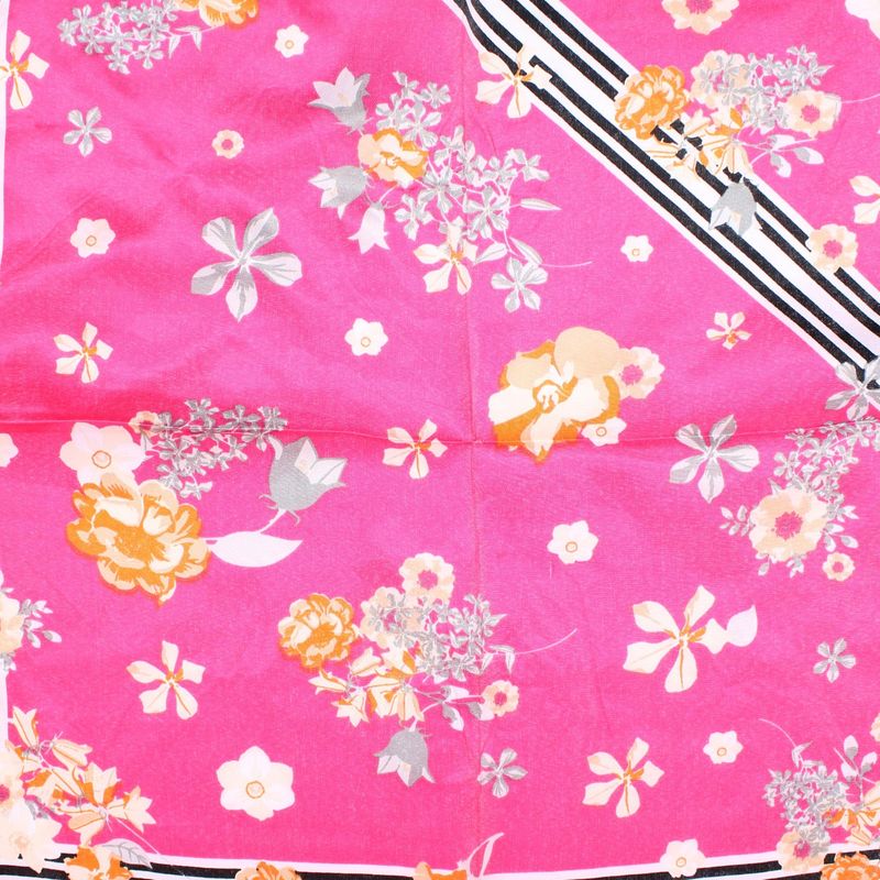 Fashion, accesorii si bijuterii - Femei - Accesorii femei - Esarfe si fulare femei - Batic de dama, 50 x 50 cm, ButicCochet, din satin, multicolor - ES2600 - Infinity.ro