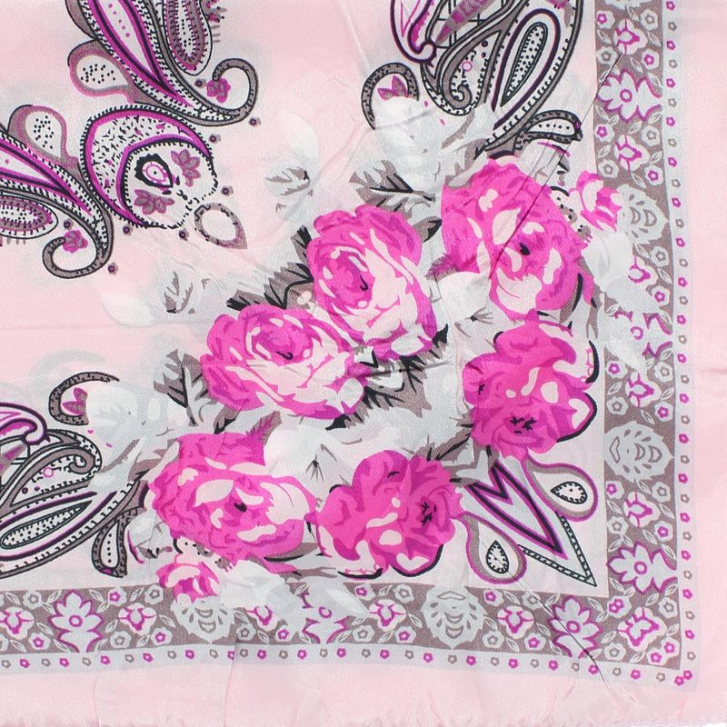 Fashion, accesorii si bijuterii - Femei - Accesorii femei - Esarfe si fulare femei - Batic de dama, 50 x 50 cm, ButicCochet, din satin, multicolor - ES2602 - Infinity.ro