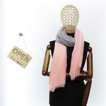 Fashion, accesorii si bijuterii - Femei - Accesorii femei - Esarfe si fulare femei - Esarfa de dama, ButicCochet, 70% poliester 30% vascoza, model degrade, Roz - ES2967 - Infinity.ro