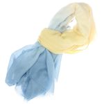 Fashion, accesorii si bijuterii - Femei - Accesorii femei - Esarfe si fulare femei - Esarfa de dama, ButicCochet, 70% poliester 30% vascoza, model degrade, Albastru - ES2966 - Infinity.ro