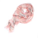 Fashion, accesorii si bijuterii - Femei - Accesorii femei - Esarfe si fulare femei - Esarfa de dama, ButicCochet, 70% poliester 30% vascoza, model floral, Roz - ES2970 - Infinity.ro