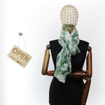 Fashion, accesorii si bijuterii - Femei - Accesorii femei - Esarfe si fulare femei - Esarfa de dama, ButicCochet, 70% poliester 30% vascoza, model floral, Verde - ES2971 - Infinity.ro