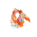 Fashion, accesorii si bijuterii - Femei - Accesorii femei - Esarfe si fulare femei - Batic de dama, 50 x 50 cm, ButicCochet, din satin, multicolor - ES2611 - Infinity.ro