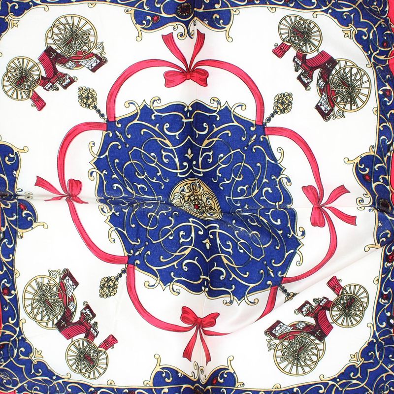 Fashion, accesorii si bijuterii - Femei - Accesorii femei - Esarfe si fulare femei - Batic de dama, 50 x 50 cm, ButicCochet, din satin, multicolor - ES2613 - Infinity.ro