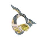 Fashion, accesorii si bijuterii - Femei - Accesorii femei - Esarfe si fulare femei - Batic de dama, 50 x 50 cm, ButicCochet, din satin, multicolor - ES2614 - Infinity.ro