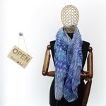 Fashion, accesorii si bijuterii - Femei - Accesorii femei - Esarfe si fulare femei - Esarfa de dama, ButicCochet, 70% poliester 30% vascoza, model stilizat, Albastru - ES2980 - Infinity.ro