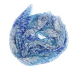 Fashion, accesorii si bijuterii - Femei - Accesorii femei - Esarfe si fulare femei - Esarfa de dama, ButicCochet, 70% poliester 30% vascoza, model stilizat, Albastru - ES2980 - Infinity.ro