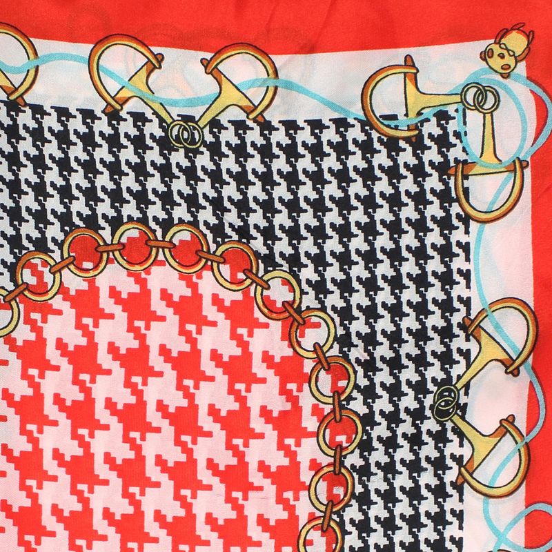 Fashion, accesorii si bijuterii - Femei - Accesorii femei - Esarfe si fulare femei - Batic de dama, 50 x 50 cm, ButicCochet, din satin, multicolor - ES2619 - Infinity.ro