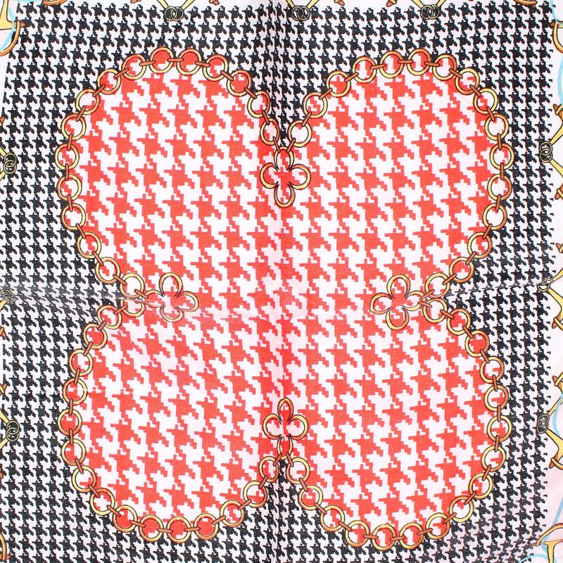 Fashion, accesorii si bijuterii - Femei - Accesorii femei - Esarfe si fulare femei - Batic de dama, 50 x 50 cm, ButicCochet, din satin, multicolor - ES2619 - Infinity.ro