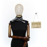 Fashion, accesorii si bijuterii - Femei - Accesorii femei - Esarfe si fulare femei - Batic de dama, 50 x 50 cm, ButicCochet, din satin, multicolor - ES2624 - Infinity.ro