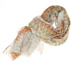 Fashion, accesorii si bijuterii - Femei - Accesorii femei - Esarfe si fulare femei - Esarfa de dama, ButicCochet, 70% poliester 30% vascoza, model stilizat, Maro - ES2982 - Infinity.ro