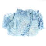 Fashion, accesorii si bijuterii - Femei - Accesorii femei - Esarfe si fulare femei - Esarfa de dama, ButicCochet, 70% poliester 30% vascoza, model cu frunze, Albastru - ES2986 - Infinity.ro
