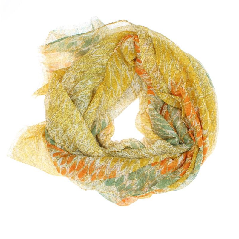 Fashion, accesorii si bijuterii - Femei - Accesorii femei - Esarfe si fulare femei - Esarfa de dama, ButicCochet, 70% poliester 30% vascoza, model stilizat, Portocaliu - ES2984 - Infinity.ro