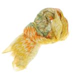 Fashion, accesorii si bijuterii - Femei - Accesorii femei - Esarfe si fulare femei - Esarfa de dama, ButicCochet, 70% poliester 30% vascoza, model stilizat, Portocaliu - ES2984 - Infinity.ro