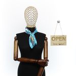 Fashion, accesorii si bijuterii - Femei - Accesorii femei - Esarfe si fulare femei - Batic de dama, 50 x 50 cm, ButicCochet, din satin, multicolor - ES2632 - Infinity.ro
