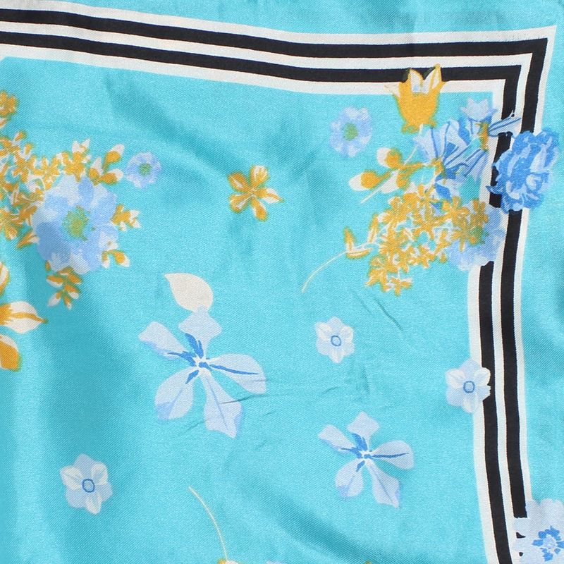 Fashion, accesorii si bijuterii - Femei - Accesorii femei - Esarfe si fulare femei - Batic de dama, 50 x 50 cm, ButicCochet, din satin, multicolor - ES2632 - Infinity.ro