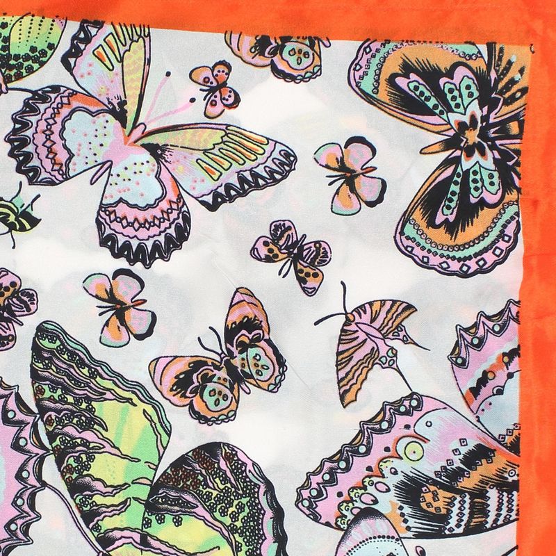 Fashion, accesorii si bijuterii - Femei - Accesorii femei - Esarfe si fulare femei - Batic de dama, 50 x 50 cm, ButicCochet, din satin, multicolor - ES2636 - Infinity.ro