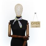 Fashion, accesorii si bijuterii - Femei - Accesorii femei - Esarfe si fulare femei - Batic de dama, 50 x 50 cm, ButicCochet, din satin, multicolor - ES2634 - Infinity.ro