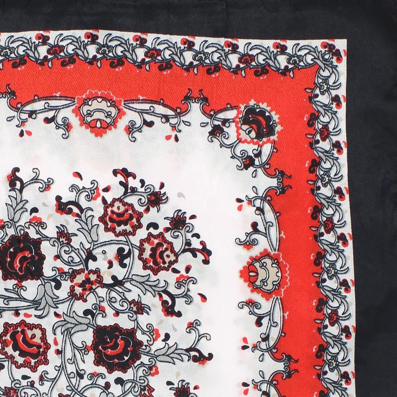 Fashion, accesorii si bijuterii - Femei - Accesorii femei - Esarfe si fulare femei - Batic de dama, 50 x 50 cm, ButicCochet, din satin, multicolor - ES2635 - Infinity.ro