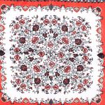 Fashion, accesorii si bijuterii - Femei - Accesorii femei - Esarfe si fulare femei - Batic de dama, 50 x 50 cm, ButicCochet, din satin, multicolor - ES2635 - Infinity.ro