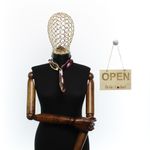 Fashion, accesorii si bijuterii - Femei - Accesorii femei - Esarfe si fulare femei - Batic de dama, 50 x 50 cm, ButicCochet, din satin, multicolor - ES2640 - Infinity.ro