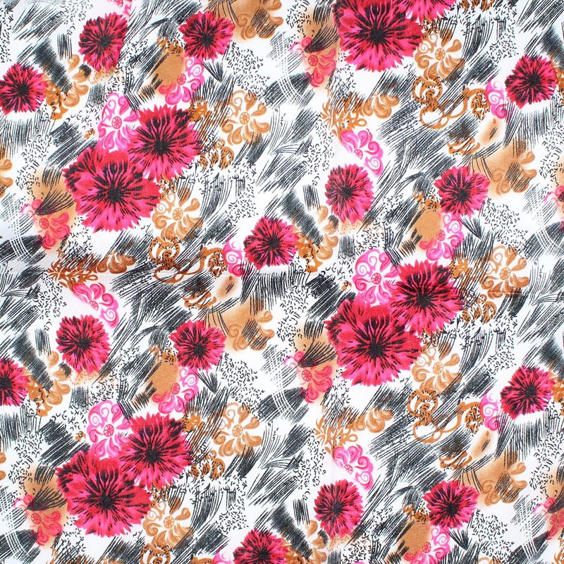 Fashion, accesorii si bijuterii - Femei - Accesorii femei - Esarfe si fulare femei - Batic de dama, 50 x 50 cm, ButicCochet, din satin, multicolor - ES2641 - Infinity.ro