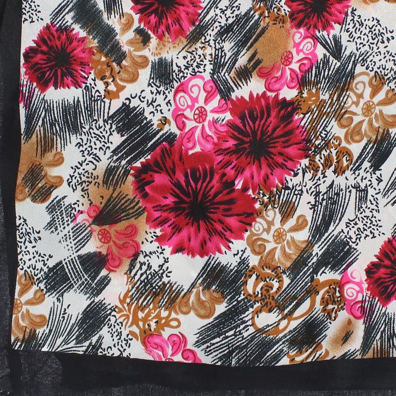 Fashion, accesorii si bijuterii - Femei - Accesorii femei - Esarfe si fulare femei - Batic de dama, 50 x 50 cm, ButicCochet, din satin, multicolor - ES2641 - Infinity.ro