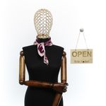 Fashion, accesorii si bijuterii - Femei - Accesorii femei - Esarfe si fulare femei - Batic de dama, 50 x 50 cm, ButicCochet, din satin, multicolor - ES2644 - Infinity.ro