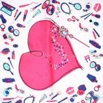 Fashion, accesorii si bijuterii - Femei - Accesorii femei - Esarfe si fulare femei - Batic de dama, 50 x 50 cm, ButicCochet, din satin, multicolor - ES2645 - Infinity.ro