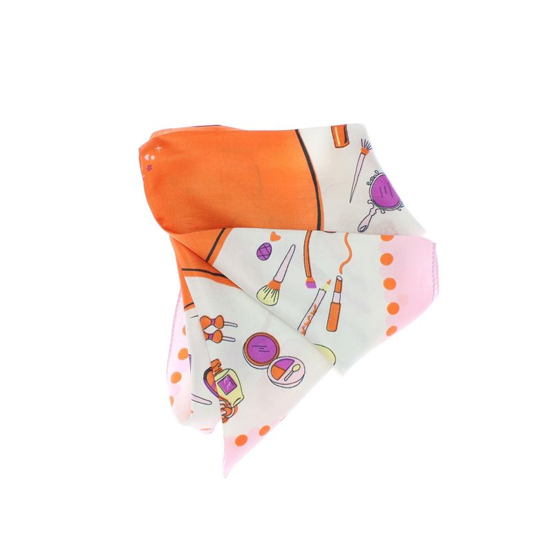 Fashion, accesorii si bijuterii - Femei - Accesorii femei - Esarfe si fulare femei - Batic de dama, 50 x 50 cm, ButicCochet, din satin, multicolor - ES2647 - Infinity.ro
