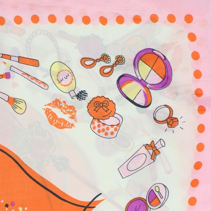 Fashion, accesorii si bijuterii - Femei - Accesorii femei - Esarfe si fulare femei - Batic de dama, 50 x 50 cm, ButicCochet, din satin, multicolor - ES2647 - Infinity.ro