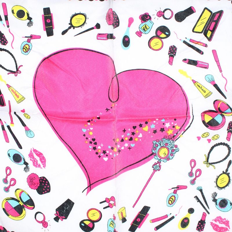 Fashion, accesorii si bijuterii - Femei - Accesorii femei - Esarfe si fulare femei - Batic de dama, 50 x 50 cm, ButicCochet, din satin, multicolor - ES2646 - Infinity.ro