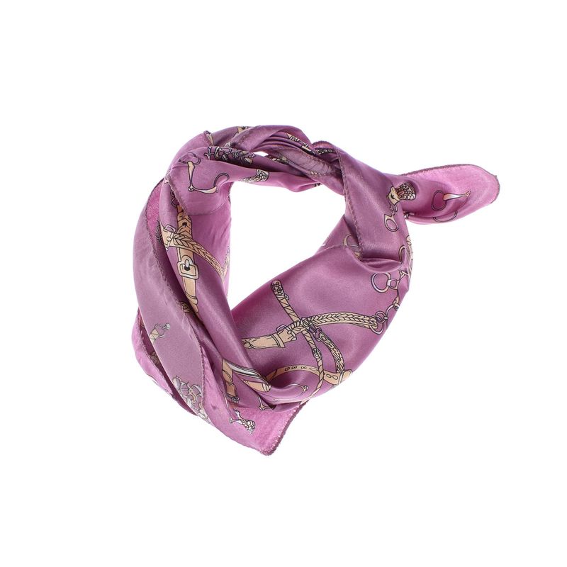 Fashion, accesorii si bijuterii - Femei - Accesorii femei - Esarfe si fulare femei - Batic de dama, 50 x 50 cm, ButicCochet, din satin, multicolor - ES2650 - Infinity.ro