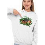 Fashion, accesorii si bijuterii - Femei - Imbracaminte femei - Hanorace femei - Hanorac Femei Cartea Junglei Mowgli, alb, marime 2XL - Infinity.ro