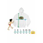Fashion, accesorii si bijuterii - Femei - Imbracaminte femei - Hanorace femei - Hanorac Femei Cartea Junglei Mowgli, alb, marime 2XL - Infinity.ro