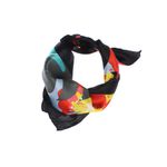 Fashion, accesorii si bijuterii - Femei - Accesorii femei - Esarfe si fulare femei - Batic de dama, 50 x 50 cm, ButicCochet, din satin, multicolor - ES2657 - Infinity.ro
